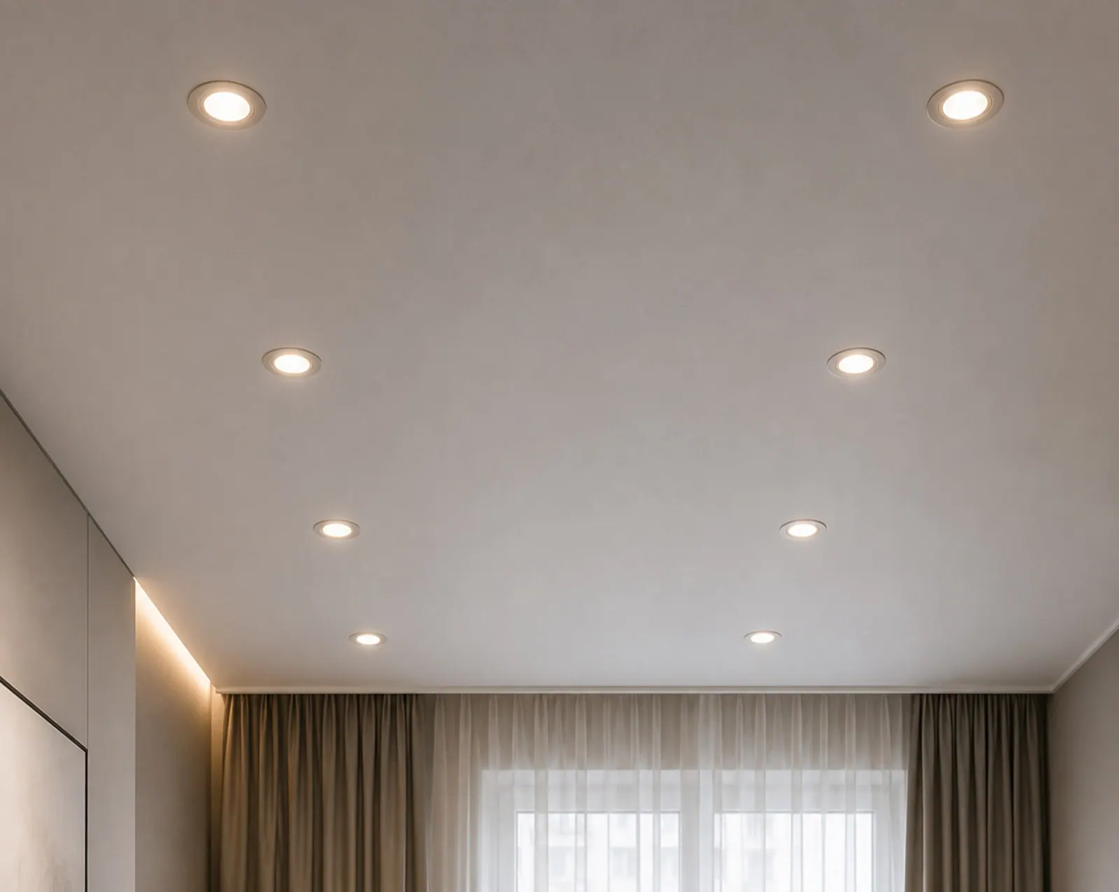 Освещение для натяжных потолков
